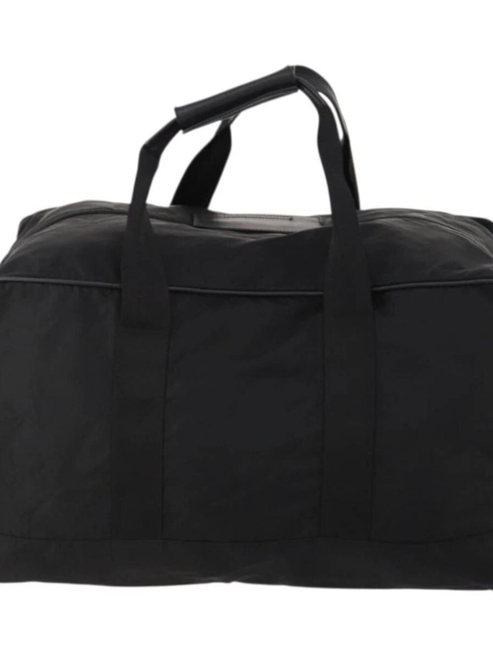 PRADA Boston Bag Nylon 2way Black Silver Auth ep13054 - Picture 2 of 16